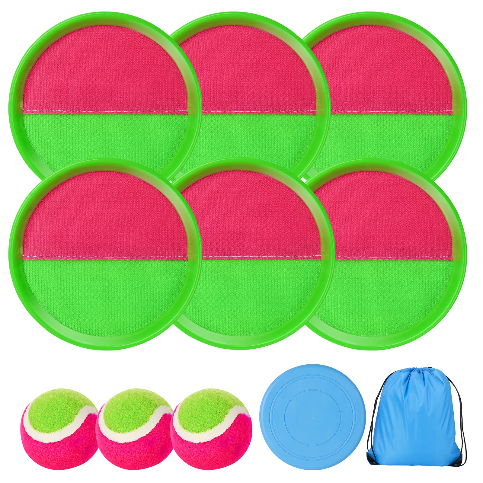 Toss and Catch Ball Set, 4 Paddles 4 Balls Kids Toys Outdoor Games for –  Love spoite